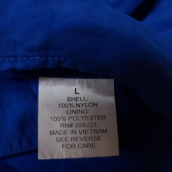 MAGELLAN OUTDOORS MAG WICK Mens Large Royal Blue Fish Long Sleeve Shirt - Picture 12 of 12